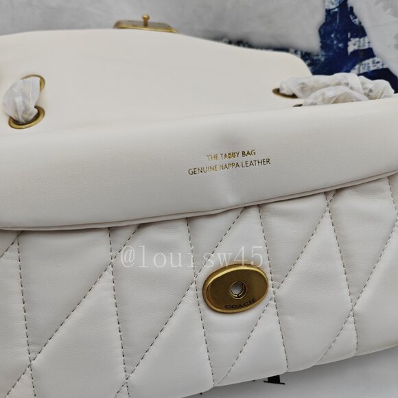 Coach tabby shoulder bag 26 with quilting - Picture 7 of 16